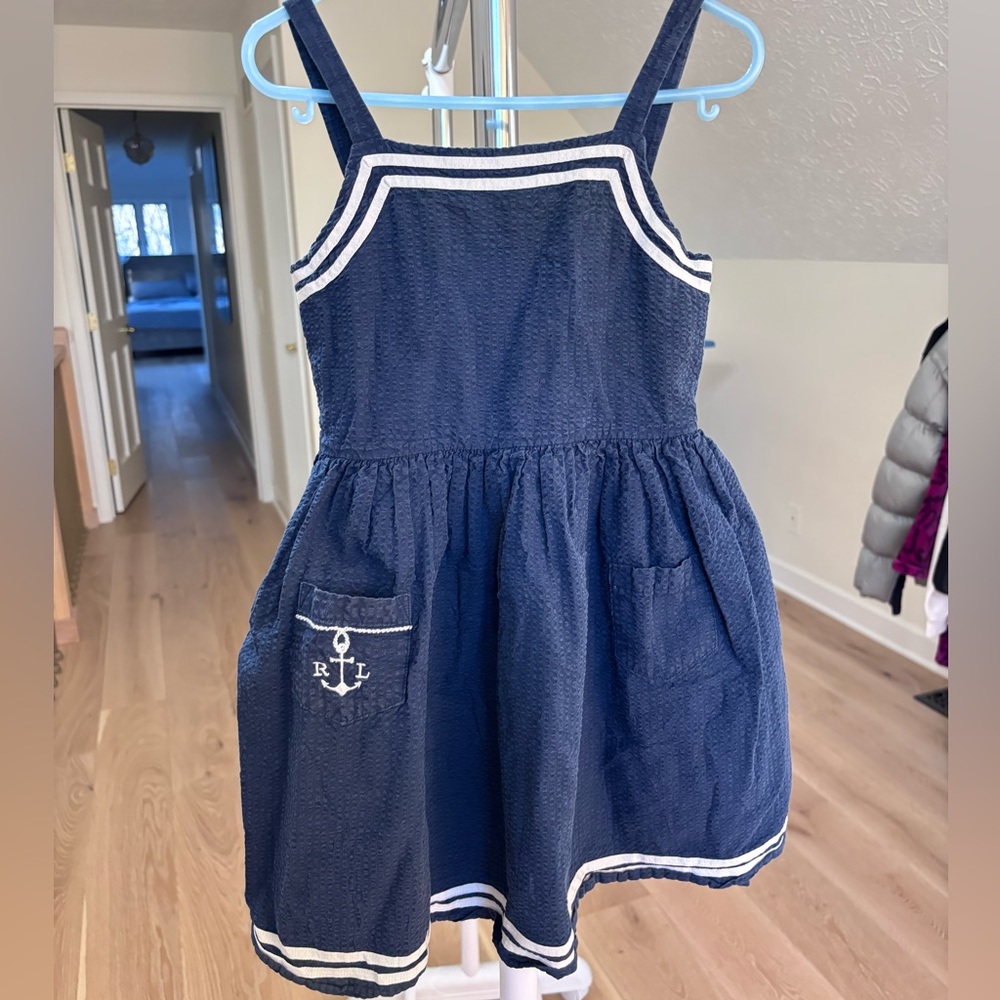POLO Ralph Lauren Girls Nautical Sailor Dress